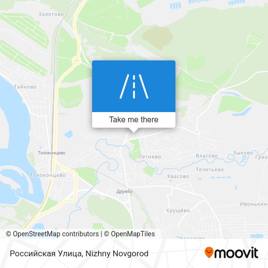 Российская Улица map