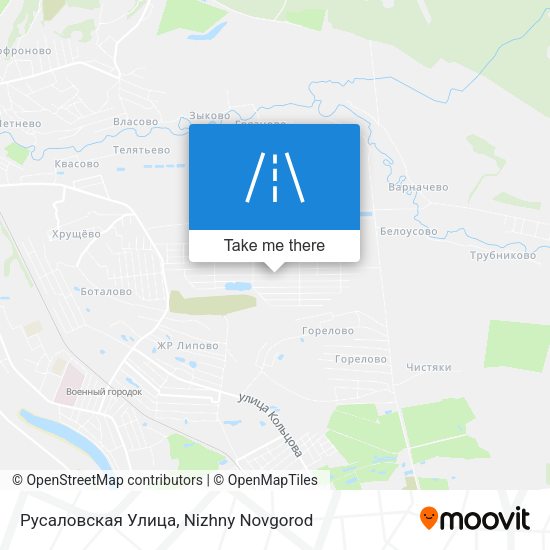 Русаловская Улица map