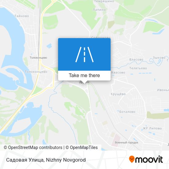 Садовая Улица map