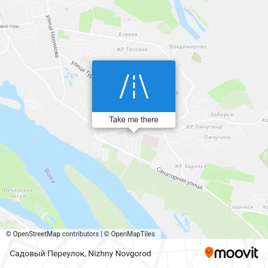 Садовый Переулок map
