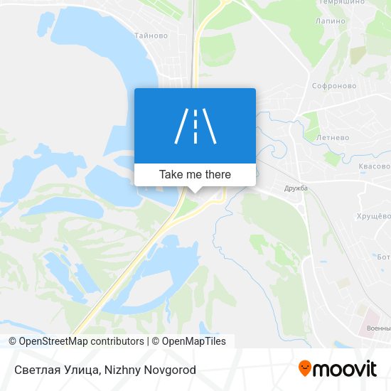 Светлая Улица map