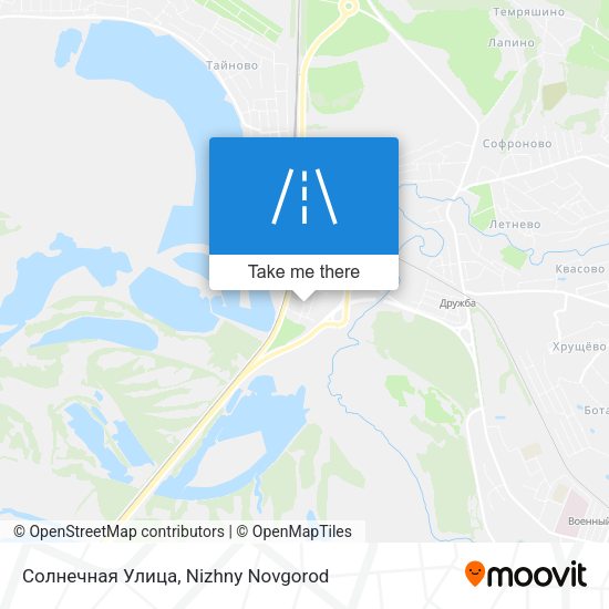 Солнечная Улица map