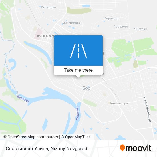 Спортивная Улица map