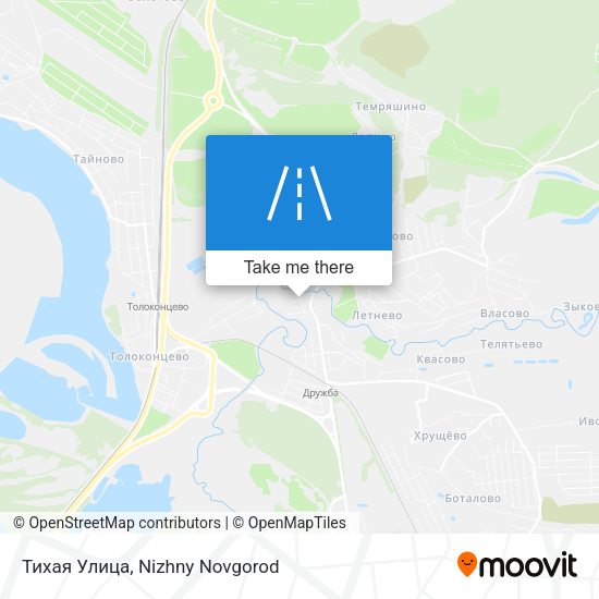Тихая Улица map
