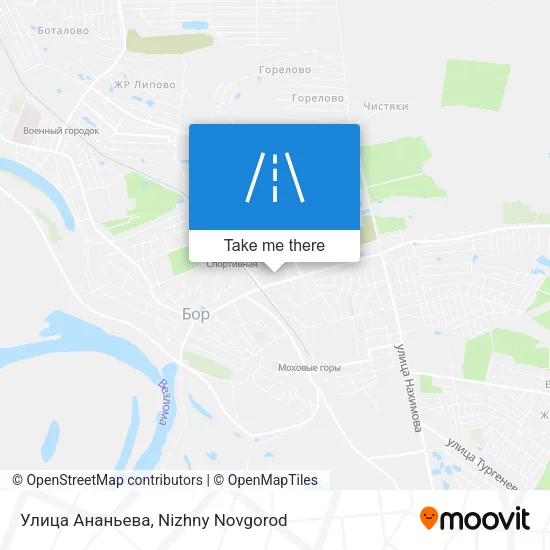 Улица Ананьева map