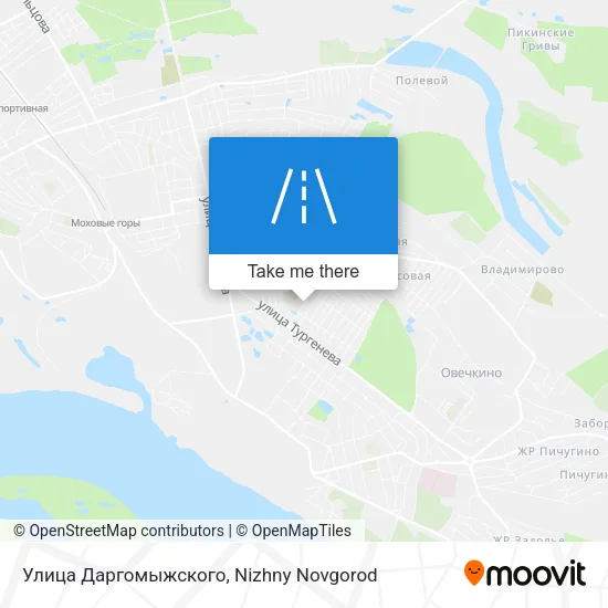 Улица Даргомыжского map