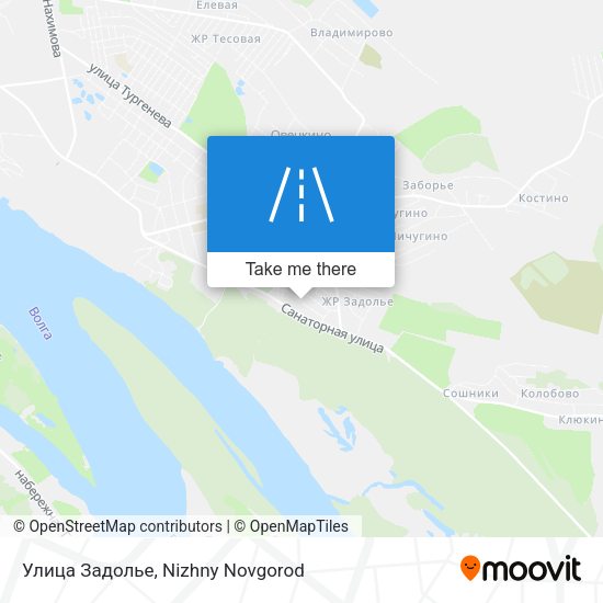 Улица Задолье map