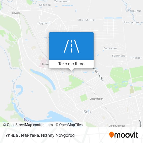 Улица Левитана map