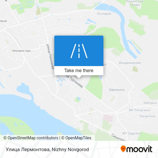 Улица Лермонтова map