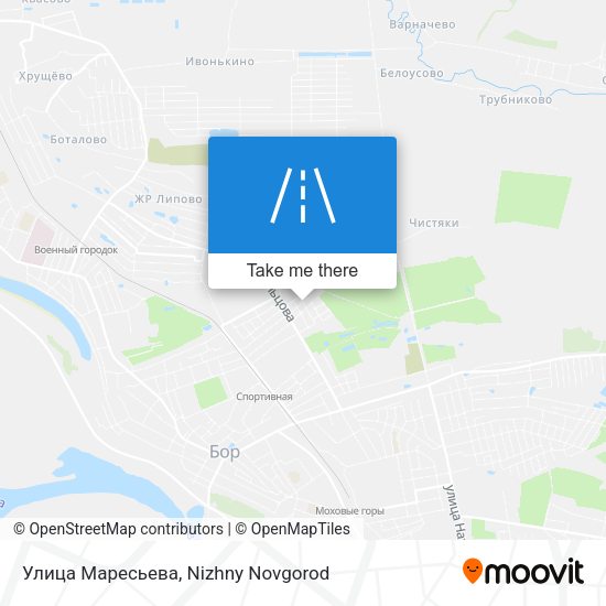 Улица Маресьева map