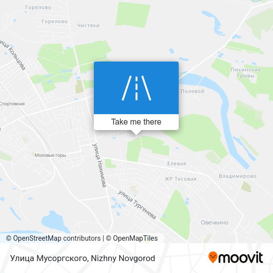 Улица Мусоргского map