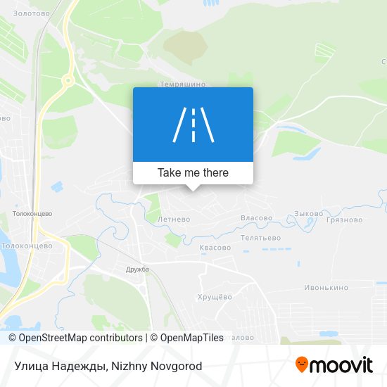 Улица Надежды map