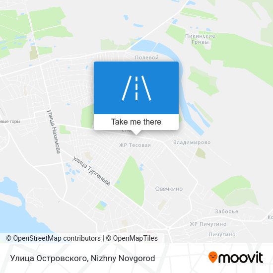 Улица Островского map