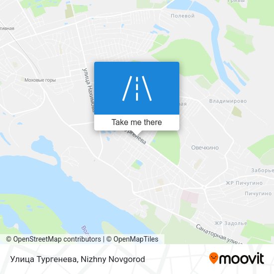 Улица Тургенева map