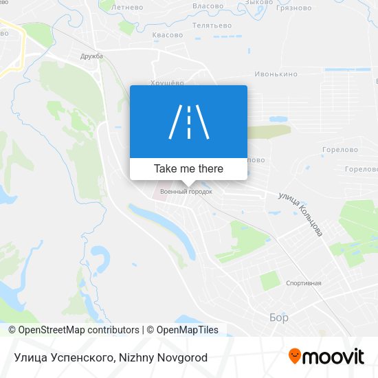 Улица Успенского map