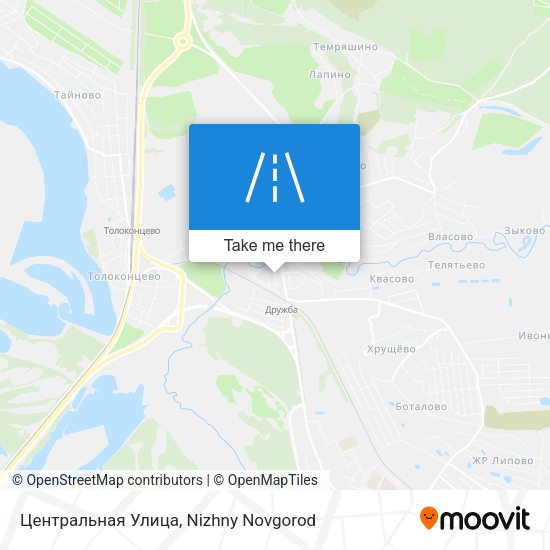 Центральная Улица map