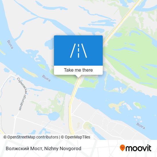 Волжский Мост map