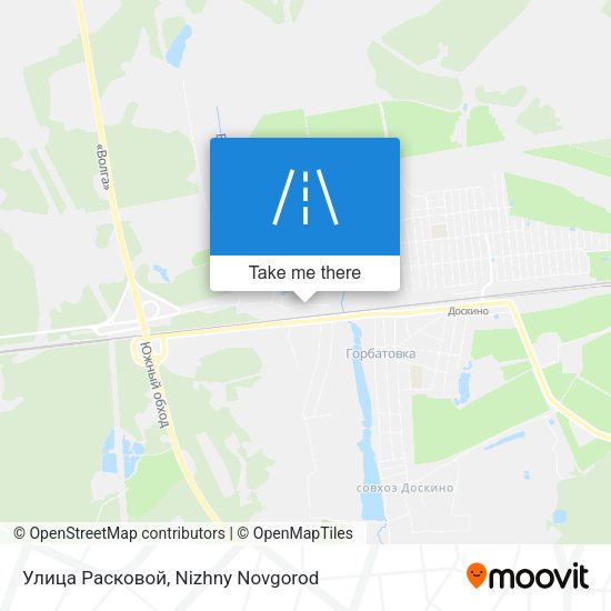 Улица Расковой map