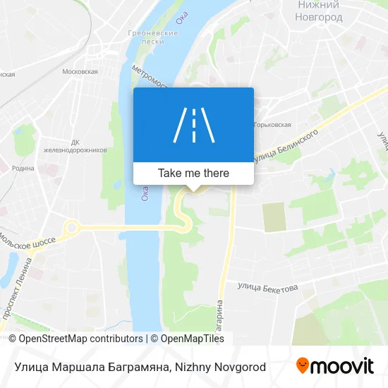 Улица Маршала Баграмяна map
