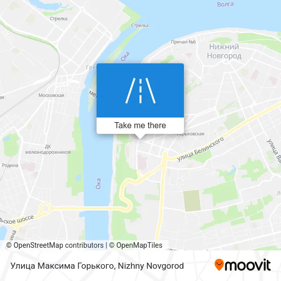 Улица Максима Горького map