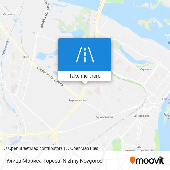 Улица Мориса Тореза map