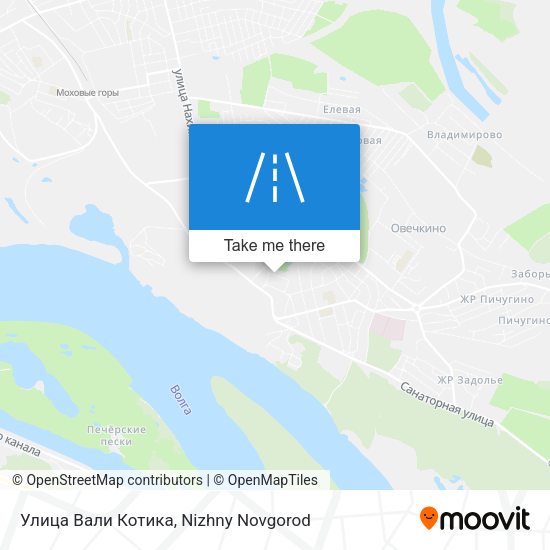 Улица Вали Котика map