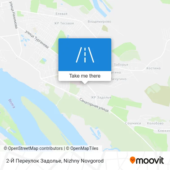 2-Й Переулок Задолье map