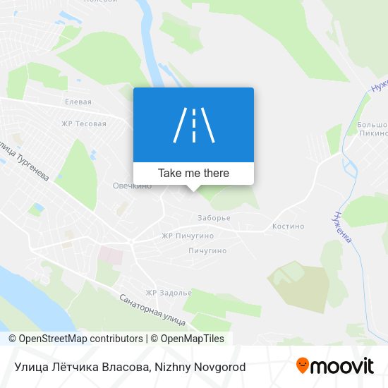 Улица Лётчика Власова map