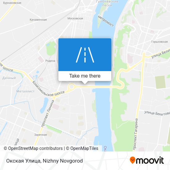 Окская Улица map