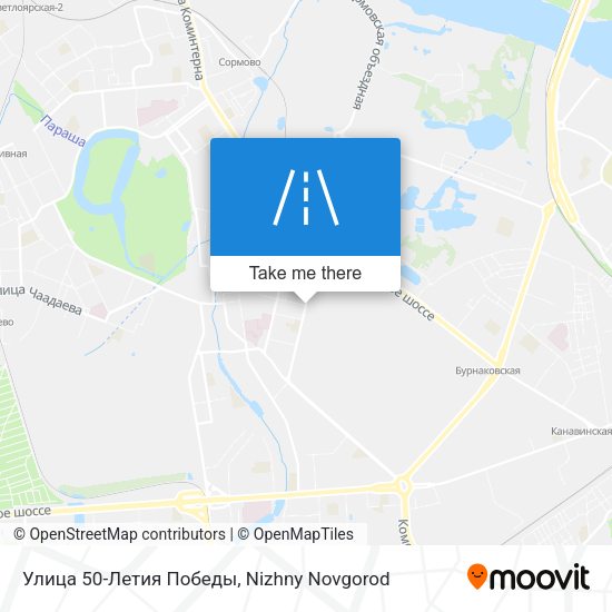 Улица 50-Летия Победы map