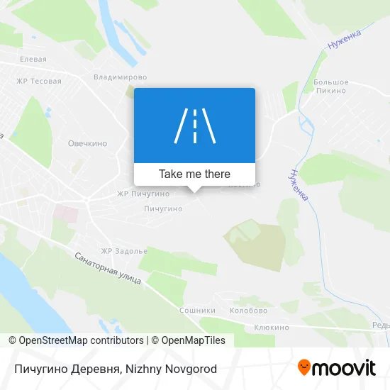 Пичугино Деревня map