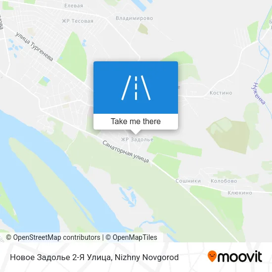 Новое Задолье 2-Я Улица map