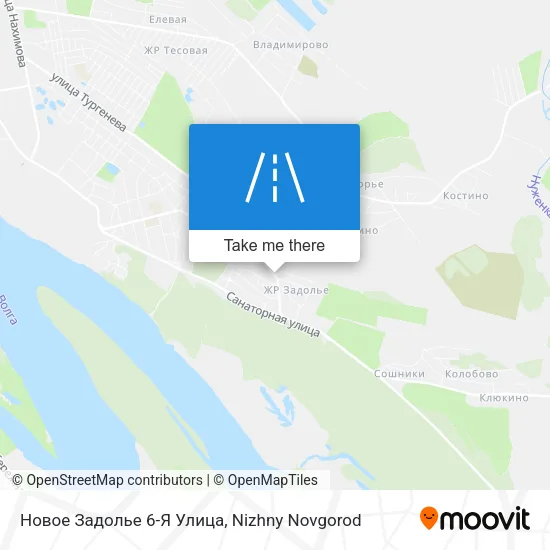 Новое Задолье 6-Я Улица map