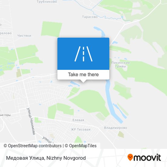 Медовая Улица map