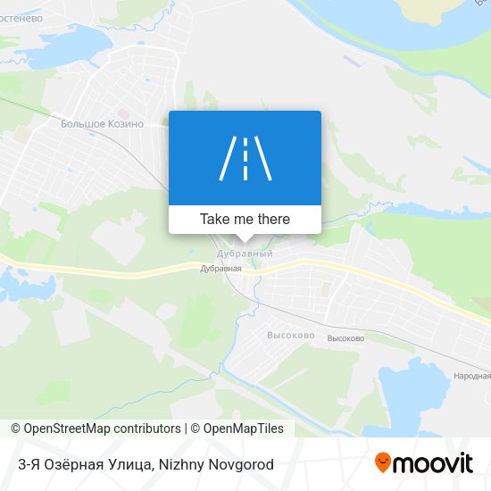 3-Я Озёрная Улица map