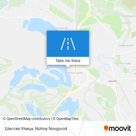 Шестая Улица map
