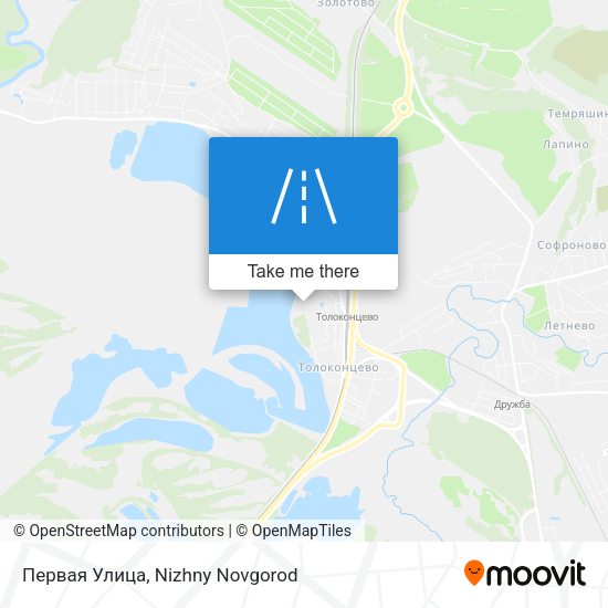 Первая Улица map