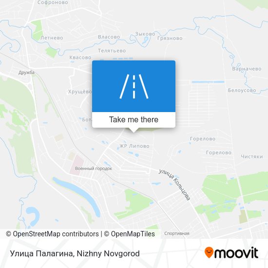 Улица Палагина map