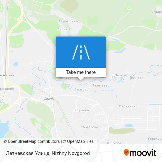 Летневская Улица map