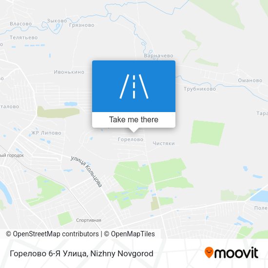 Горелово 6-Я Улица map