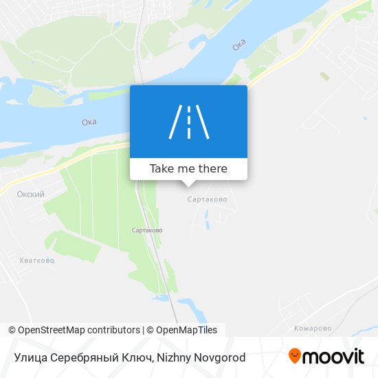 Улица Серебряный Ключ map