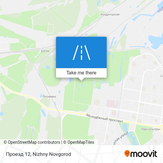 Проезд 12 map