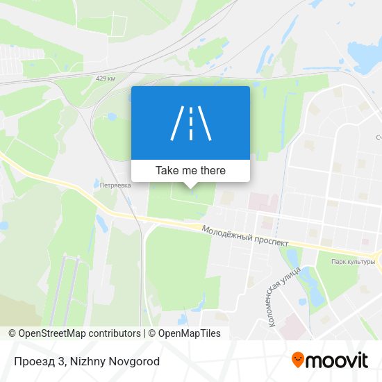 Проезд 3 map