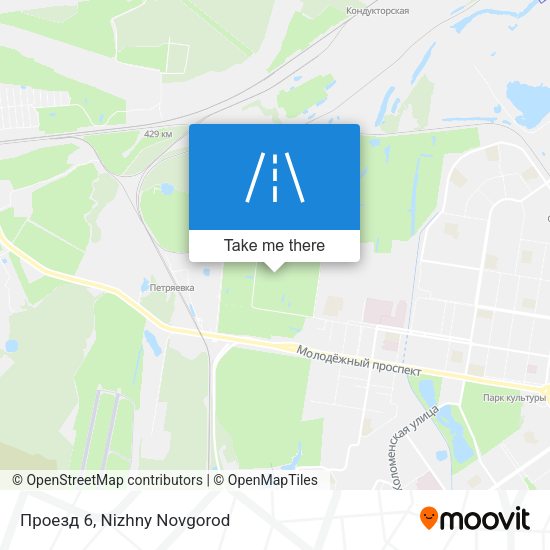 Проезд 6 map