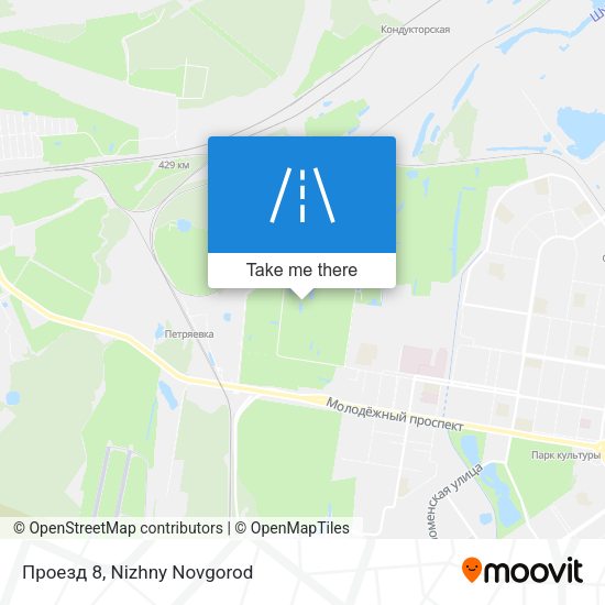 Проезд 8 map