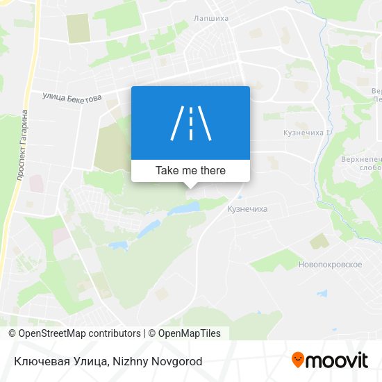 Ключевая Улица map