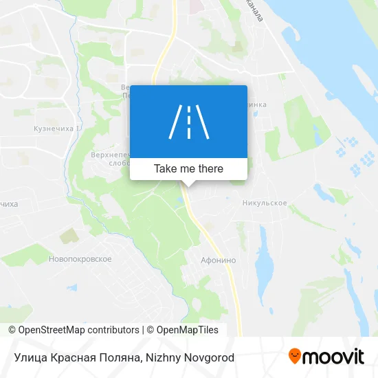 Улица Красная Поляна map