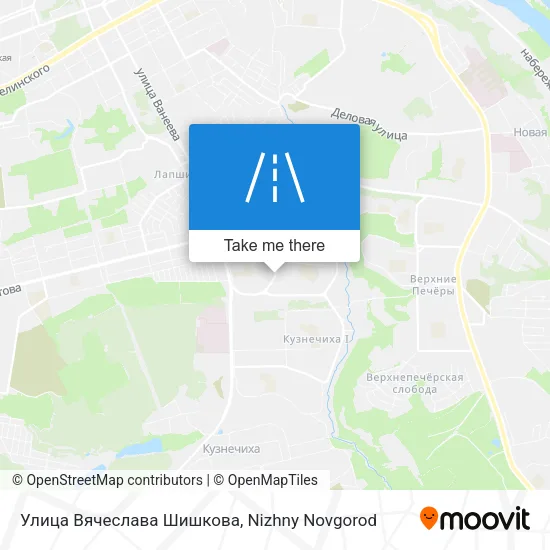 Улица Вячеслава Шишкова map