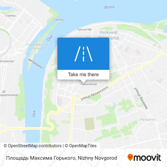 Площадь Максима Горького map