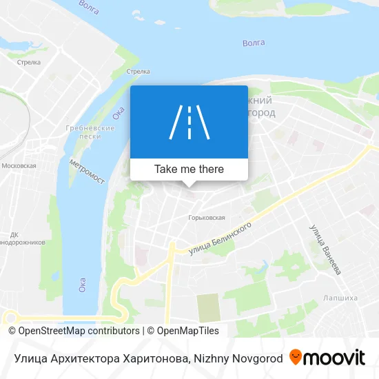 Улица Архитектора Харитонова map